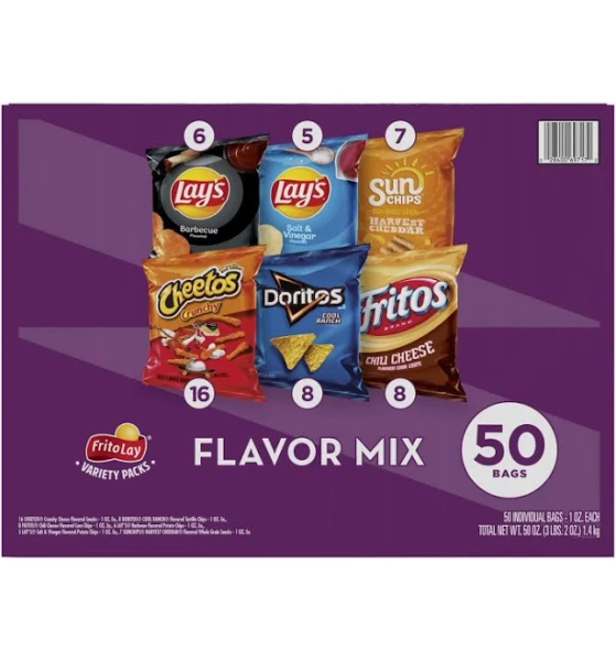 Frito-Lay Flavor Mix Variety Pack Chips & Snacks