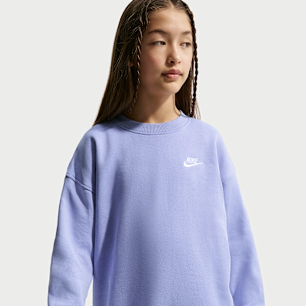Nike Sportswear Club Fleece Big Kids' Oversized Sweatshirt