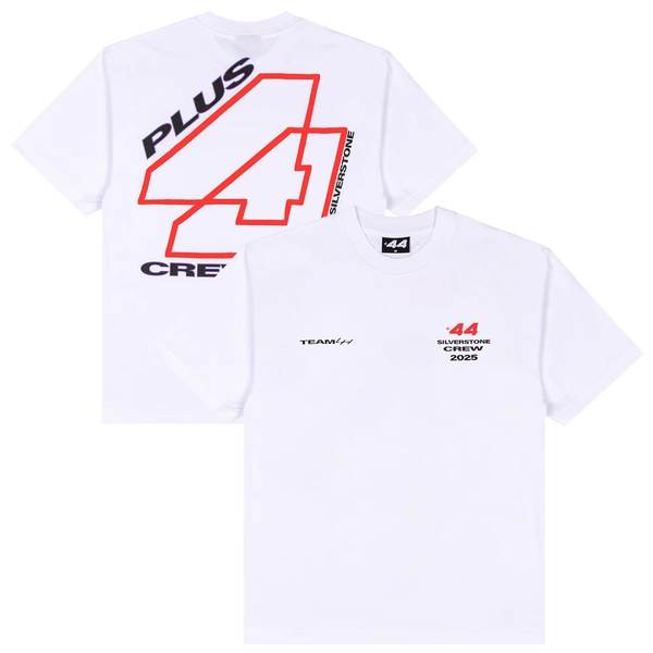 +44 T-shirt Silverstone Crew - Blanc