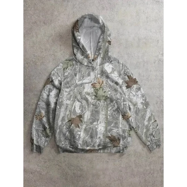 Girls' Camo Soft Breathable Hoodie