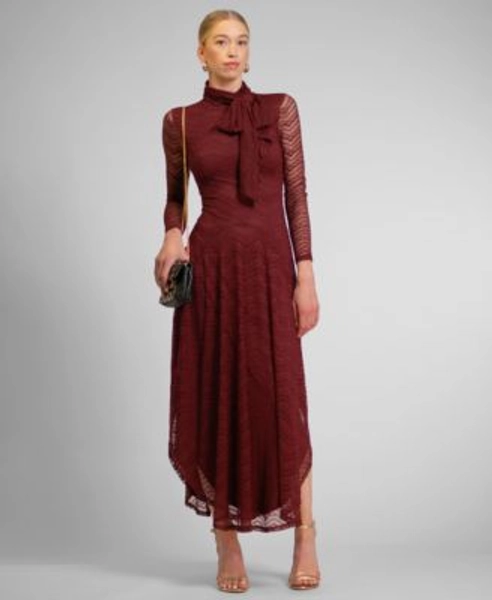 Women's Beatrice Lace Mock Neck Maxi Dress