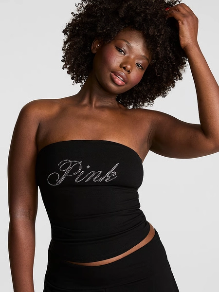 All-Day Cotton™ Side-Ruched Tube Top