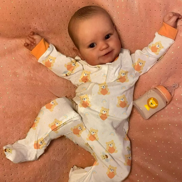 [👚Doll + Accessories Deals ] 20" Realistic Reborn Baby Toddlers Doll Janelle Girl Maddie Doll 2025, with Chubby and Flexible Limbs