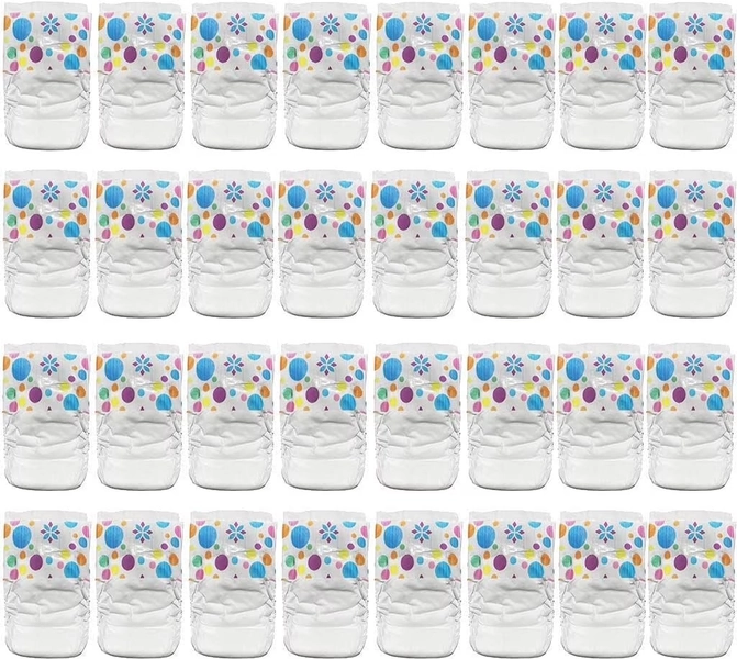 Pail Buddies Baby Doll Diapers Refill Value Pack, Baby Doll Accessories for Baby Alive Doll, 32-Pack