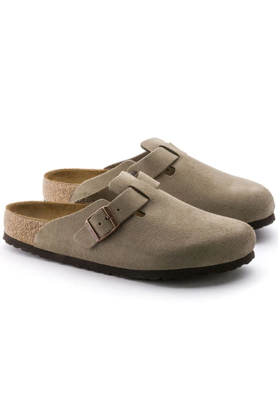 Boston Soft Footbed | Taupe Suede - Regular / 35