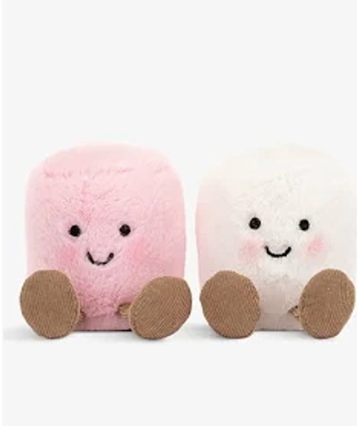 Jellycat Amuseable Pink and White Marshmallows