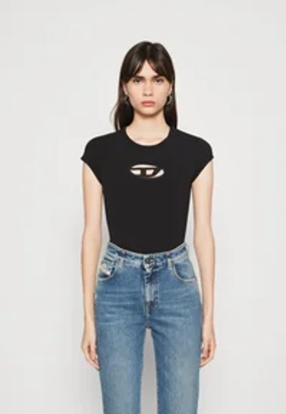 ANGIE - T-shirt con stampa - black