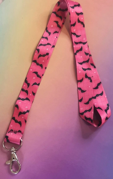 Creepy Cute Bat Lanyard with Clasp