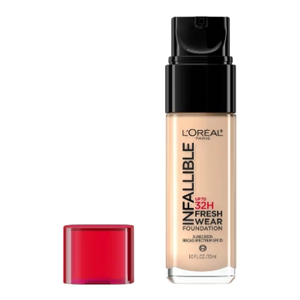 L'Oreal Paris Infallible 32HR Fresh Wear Foundation with SPF 25 - 410 Ivory - 1 fl oz