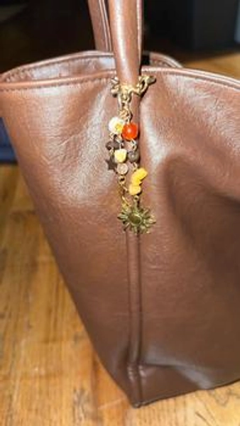 Sun & Moon Design Keychain, Star Key Chain, Beads Gemstone Aesthetic - TikTok Shop