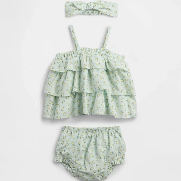 Gap Baby Print Three-Piece Outfit Set