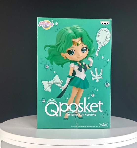 Banpresto Sailor Moon Eternal Super Sailor Neptune Q Posket Version A Figure