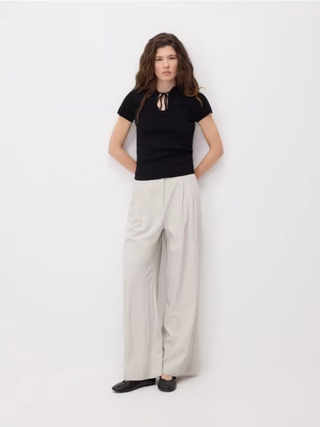 Viscose blend blouse