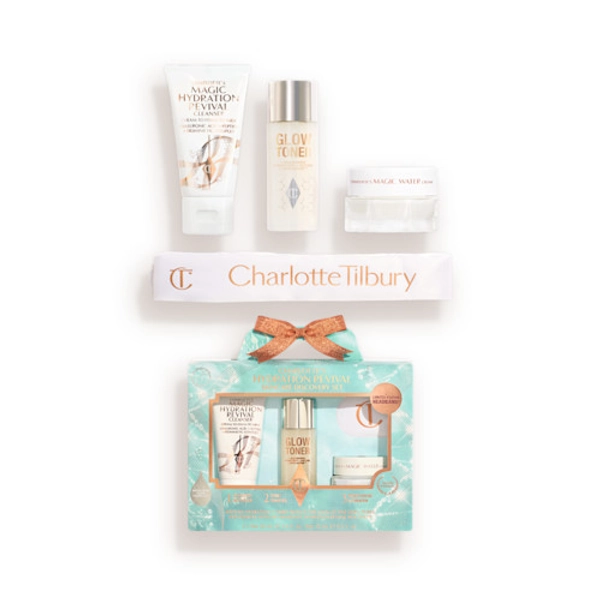 CHARLOTTE’S HYDRATION REVIVAL SKINCARE DISCOVERY SET - TRAVEL SIZE SKINCARE KIT
