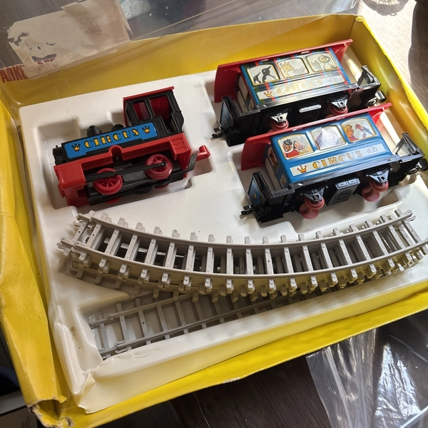 Vintage Toy Children's Train Set Railway Ankerbahn  GDR 70s Germany, Parts/repai