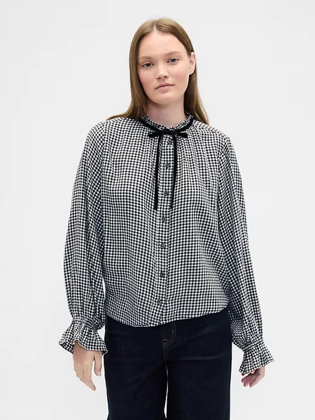 Relaxed Ruffle Top