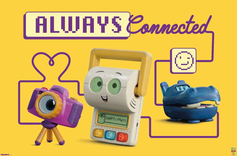 Disney Toy Story 5 (2026) - Smarty Pants Always Connected Wall Poster, 14.725" x 22.375" - Walmart.com