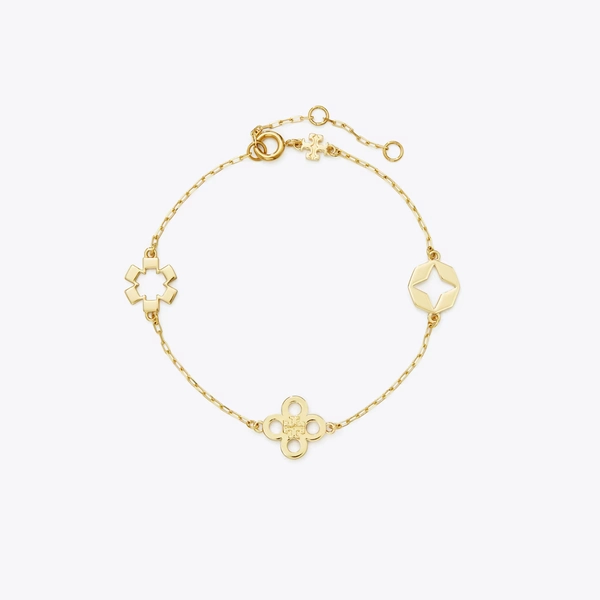 Forget Me Not Bracelet in yellow, size OS