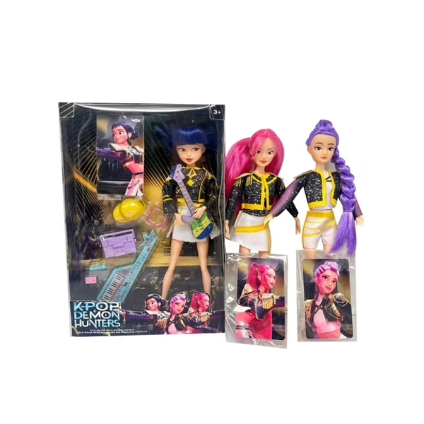 K+Pop Dem0n Hunters Collectible Dolls, Action Figures with Music, Perfect for Display & Gifting, Perfect Holiday Gift - Christmas Gift Birthday Gift for ALL Age Fans(1PCS Doll)