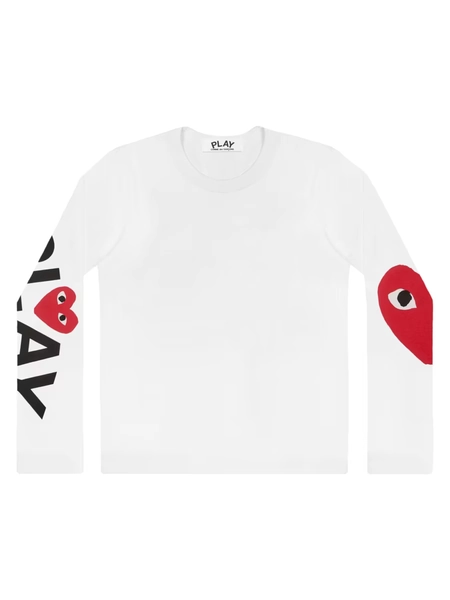 Comme des Garçons PLAY Play Logo Long-Sleeve T-Shirt | Saks Fifth Avenue