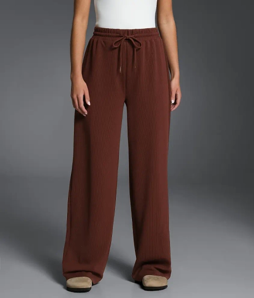 Small Andorra Ribbed Wide Leg Pant