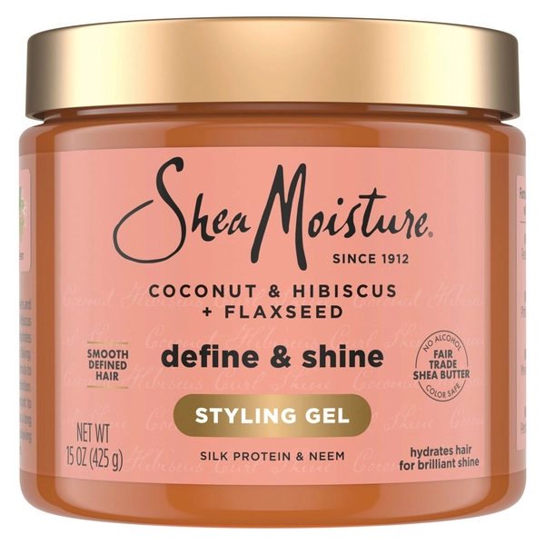 SheaMoisture Coconut & Hibiscus Define & Shine Styling Gel, 15 OZ