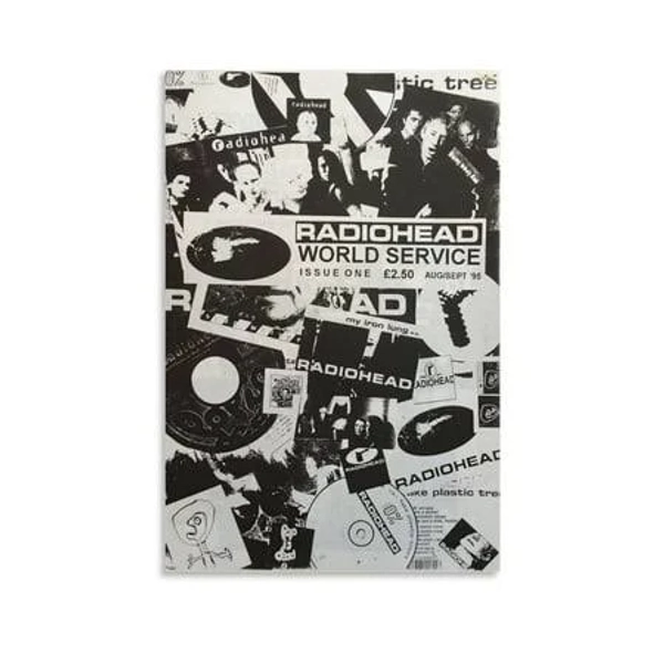 Radiohead Album Art Posterstyle, Size: Unframed16x24inch(40x60cm), Multicolor