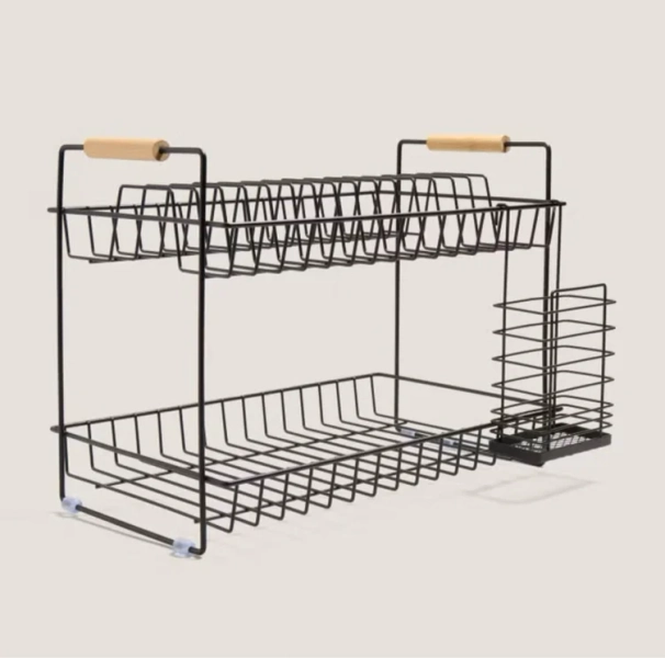 Black Two Tier Drainer