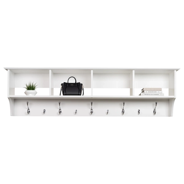 Red Barrel Studio® Raitsa 9 - Hook Wall Mounted Coat Rack & Reviews | Wayfair