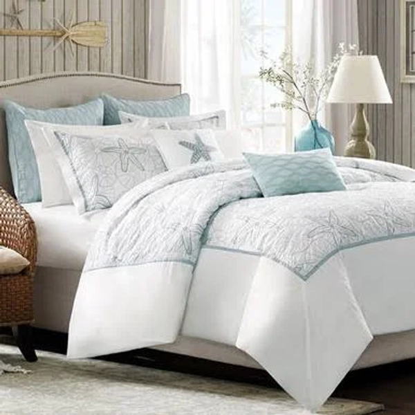 Bella Coastal Decor Ocean Breeze Duvet Cover Set