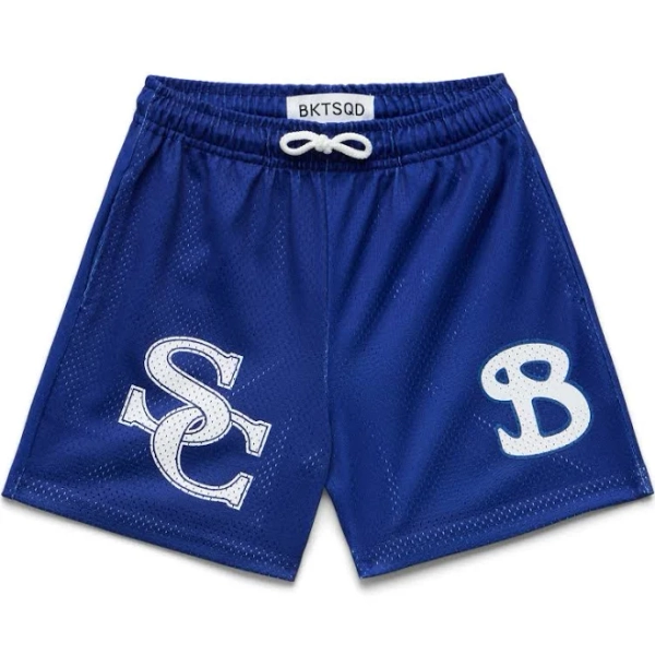 Bucketsquad Sc X Bktsqd Blue Youth Shorts Kids