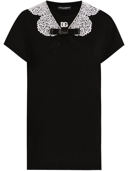 Dolce & Gabbana blouse bordée de dentelle | 40
