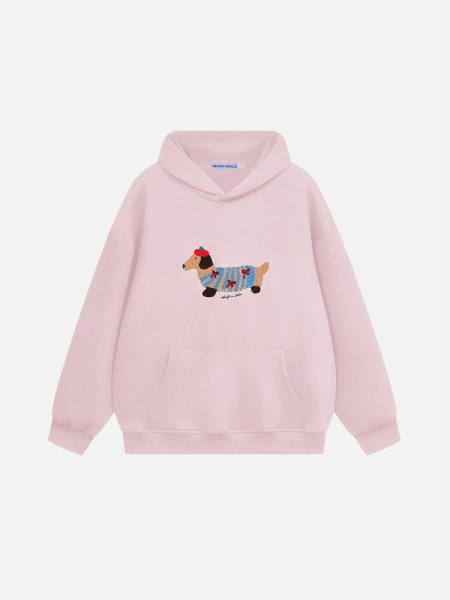 Aelfric Eden Cartoon Dachshund Hoodie