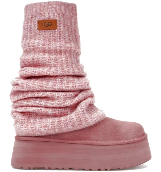 UGG Classic Mini Dipper Legwarmer Boot Pink Dawn (Women's)