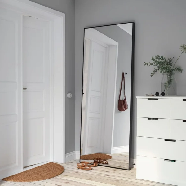 HOVET Miroir - noir 78x196 cm