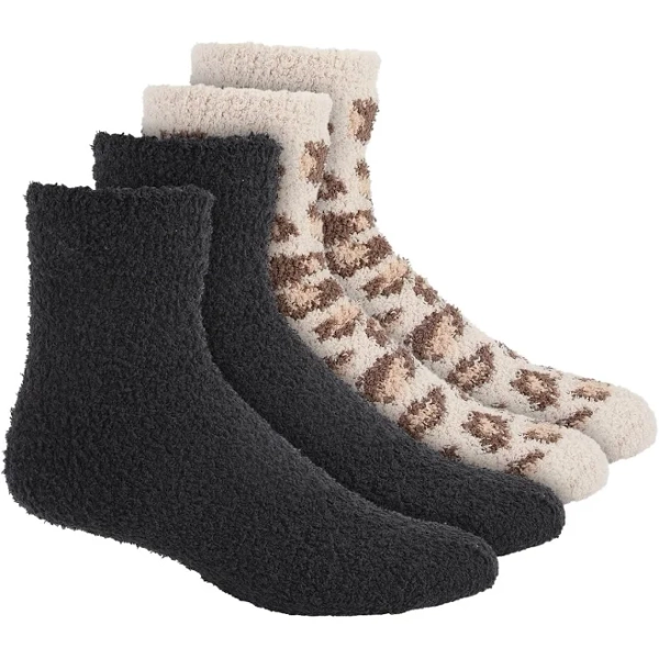 Charter Club Women's 2-Pk. Fuzzy Butter Socks