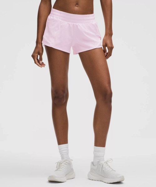 Hotty Hot Low-Rise Lined Short 2.5" - Pink Organza - 10