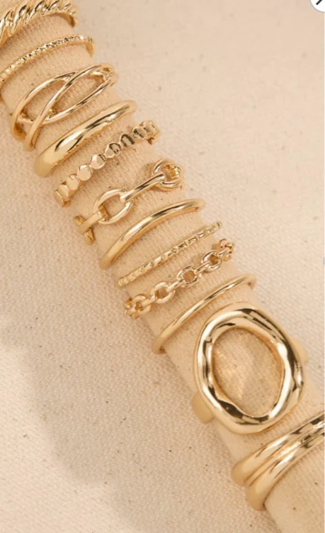 12 Piece Statement Ring Set