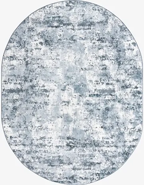 Vintage Blue 4' x 6' Aurora Oval Rug | Rugs.com