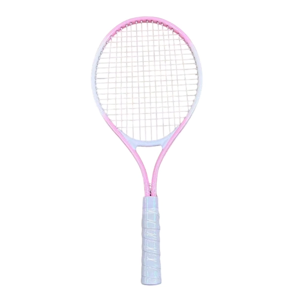 yotijay Tennis Racket Nonslip Grip Tennis Equipment for Outdoor Game Training Summer Pink White - Walmart.com