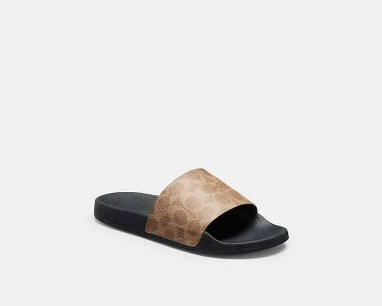 Coach Women's Udele Sport Slides in Signature Canvas
