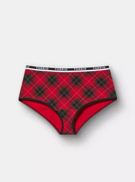 COTTON MID RISE BRIEF LOGO PANTY