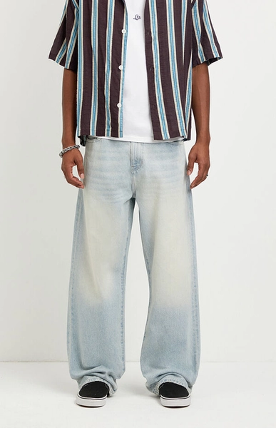 Pacsun | Dylan Baggy Jeans Light Wash Tinted