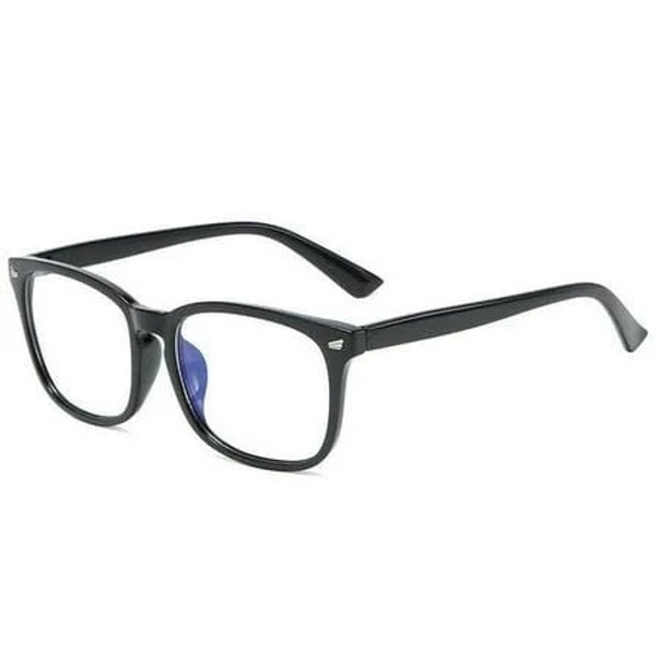 Gamma Ray Blue Light Blocking Glasses - Amber Tint Lens Reduces Eye Strain UV Glare and Fatigue from Digital Screens - None Magnification Computer