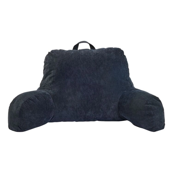 KOO Lucia Velvet Bedrest Black 50 x 44 cm