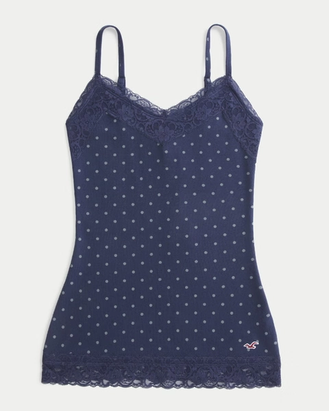 Lace Trim Layering Cami
