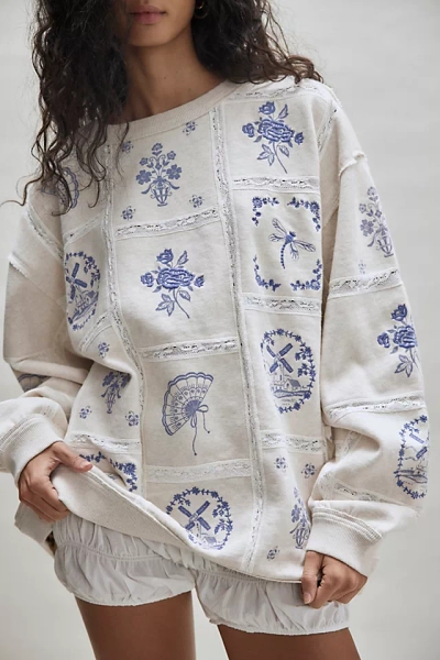 Rudy Lace Embroidered Sweatshirt