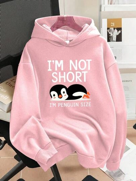 Girls' Hooded Sweatshirt Casual Printed Pattern Loose Sweatshirt Children's Clothing