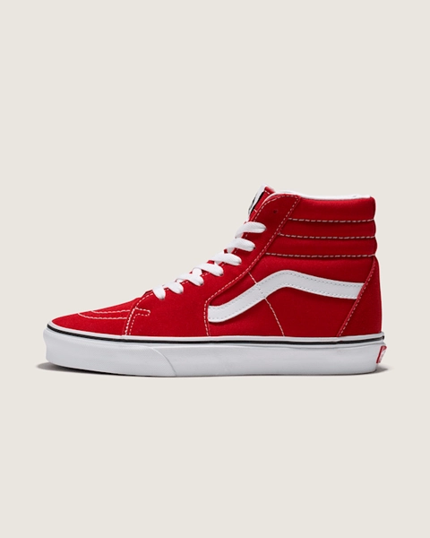 Sk8-Hi Shoe in Racing Red / White| Vans US