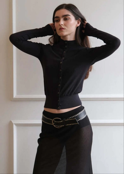 Geel Martin Cardigan - Onyx on Garmentory